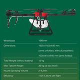 16L Tank Agriculture Sprayer Hexacopter UAV Drone with GPS FPV Camera Controller