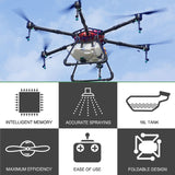 16L Tank Agriculture Sprayer Hexacopter UAV Drone with GPS FPV Camera Controller