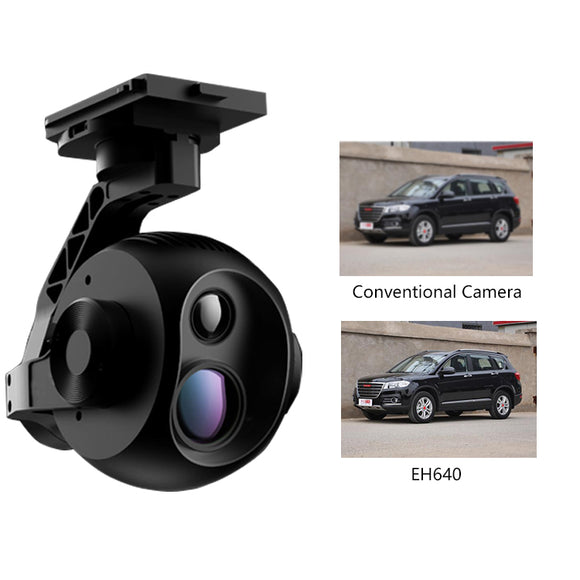 RT640 30X Optical Zoom EO IR Drone Infrared Thermal Imaging Object Tracking UAV Gimbal Camera