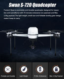 Swan Long Endurance Quadcopter UAV Drone for Mapping Survey and Delivery