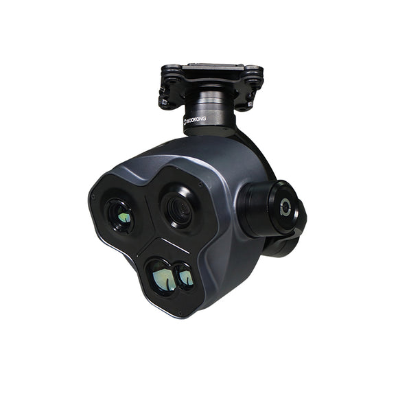 Dual-Sensor Laser Rangefinder Zoom Camera with 3-axis Gimbal for UAV Inspection